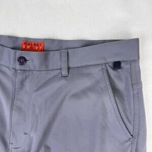 Halsey Sport Shorts Gray Chino Mens 38 Microfiber Stretch 9.5" Summer Casual